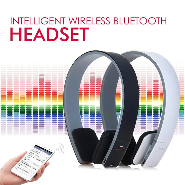 AEC BQ618 Smart Wireless Bluetooth Stereo Handsfree Earphone with Microphone, Support 3.5mm for Phone / Tablet / PSPs(white)