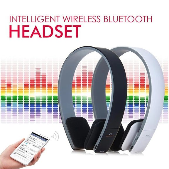 AEC BQ618 Smart Wireless Bluetooth Stereo Handsfree Earphone with Microphone, Support 3.5mm for Phone / Tablet / PSPs(white)