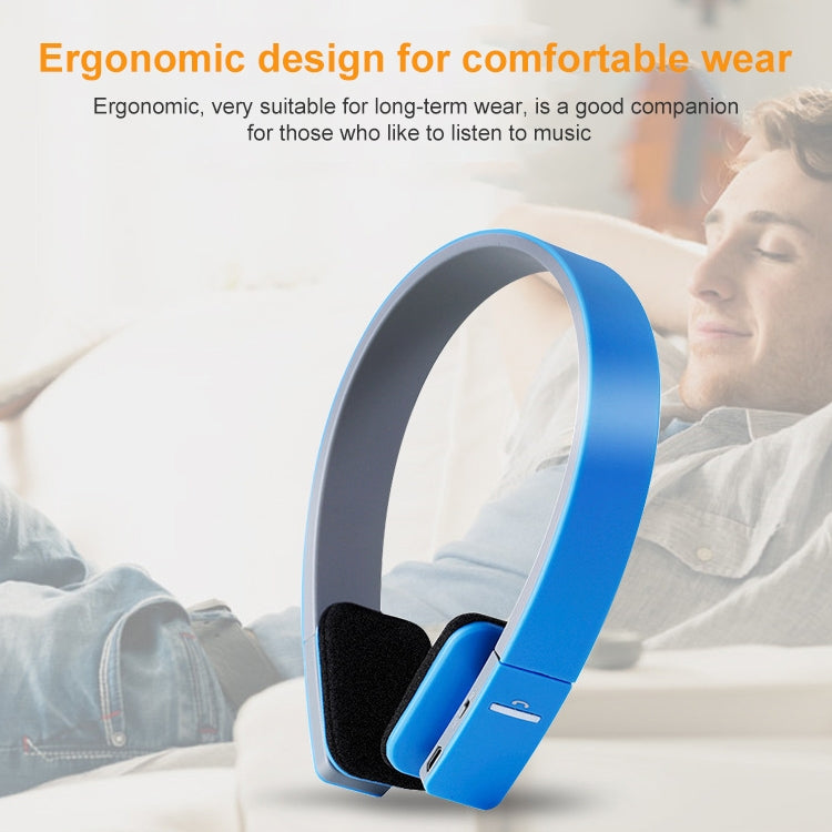 AEC BQ618 Smart Wireless Bluetooth Stereo Handsfree Earphone with Microphone, Support 3.5mm for Phone / Tablet / PSPs(Black)