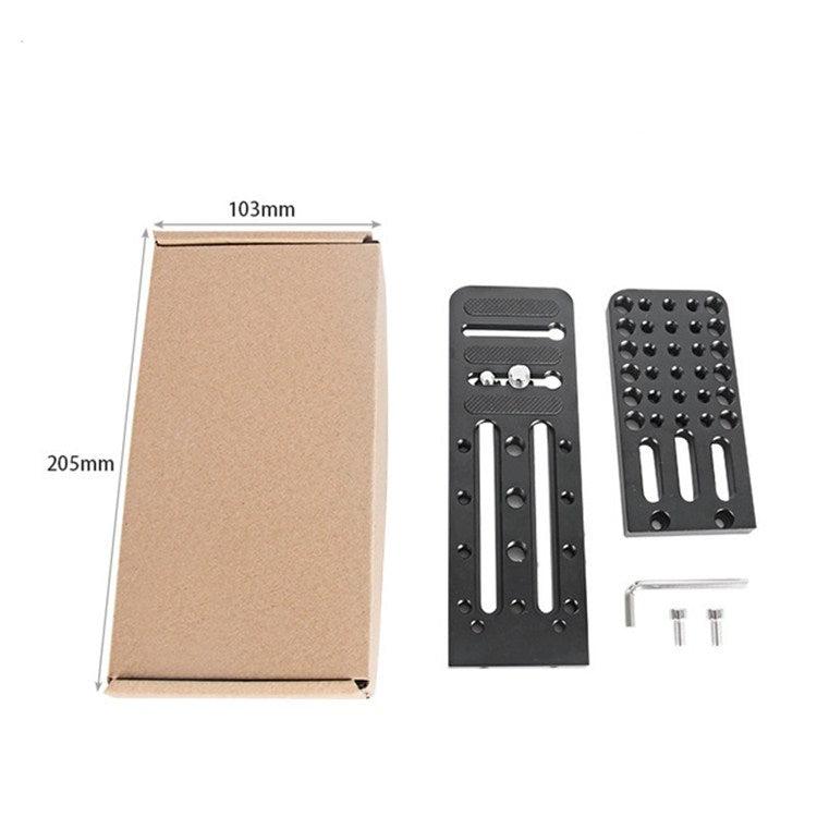 BEXIN L130C L-shaped Vertical Clapper Hydraulic Pan/tilt Tripod Quick Release Plate for DJI RONIN-S Gimbal