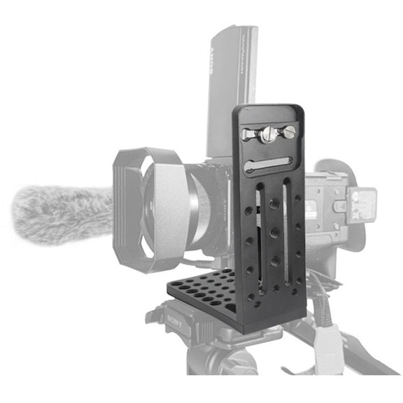BEXIN L130C L-shaped Vertical Clapper Hydraulic Pan/tilt Tripod Quick Release Plate for DJI RONIN-S Gimbal