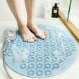 Bathroom Anti-slip Round Mat Suction Cup Massage Foot Pad(Blue) - Bath Mats by PMC TechLife | Online Shopping South Africa | PMC TechLife