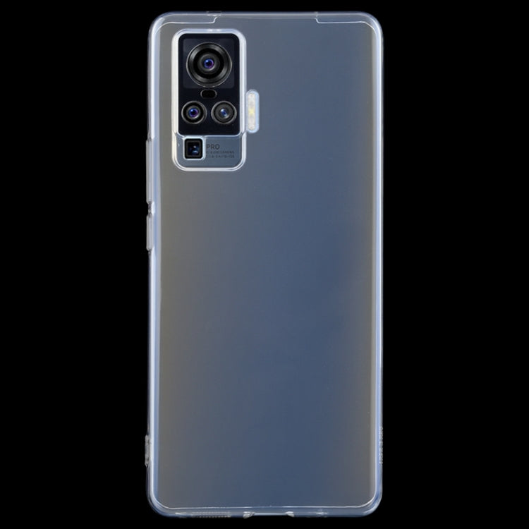 For Vivo X50 Pro 0.75mm Ultra-Thin Transparent TPU Protective Case