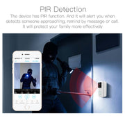 Anytek B60 720P Smart WiFi Video Visual Doorbell, Support APP Remote & PIR Detection & TF Card(White)