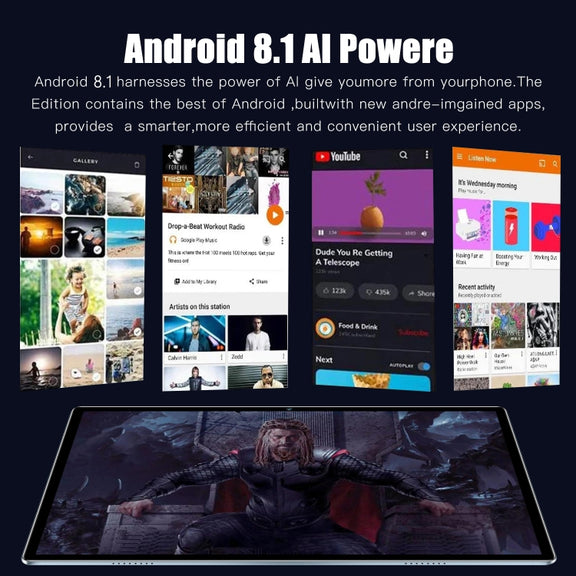 P10 4G LTE Tablet PC, 10.1 inch, 4GB+32GB, Android 8.1 MTK6750 Octa Core, Support Dual SIM, WiFi, Bluetooth, GPS (Grey)
