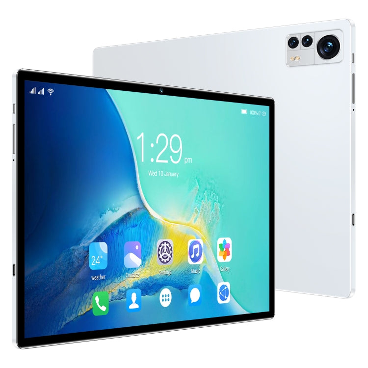X12 4G LTE Tablet PC, 10.1 inch, 4GB+32GB, Android 8.1 MTK6750 Octa Core, Support Dual SIM, WiFi, Bluetooth, GPS(White)