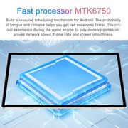 X12 4G LTE Tablet PC, 10.1 inch, 4GB+32GB, Android 8.1 MTK6750 Octa Core, Support Dual SIM, WiFi, Bluetooth, GPS(White)