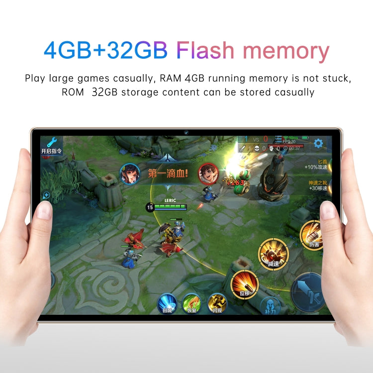 X12 4G LTE Tablet PC, 10.1 inch, 4GB+32GB, Android 8.1 MTK6750 Octa Core, Support Dual SIM, WiFi, Bluetooth, GPS(White)