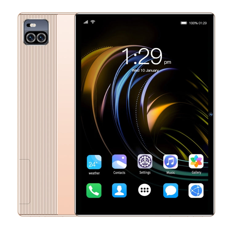 X101 3G Phone Call Tablet PC, 10.1 inch, 2GB+16GB, Android 5.1 MT6592 Octa Core, Support Dual SIM, WiFi, Bluetooth, GPS (Gold)