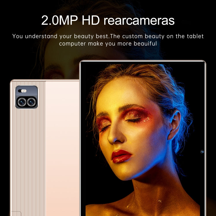 X101 3G Phone Call Tablet PC, 10.1 inch, 2GB+16GB, Android 5.1 MT6592 Octa Core, Support Dual SIM, WiFi, Bluetooth, GPS (Gold)