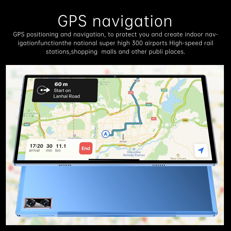 G18 4G LTE Tablet PC, 10.1 inch, 4GB+32GB, Android 8.1 MTK6750 Octa Core, Support Dual SIM, WiFi, Bluetooth, GPS(Blue)