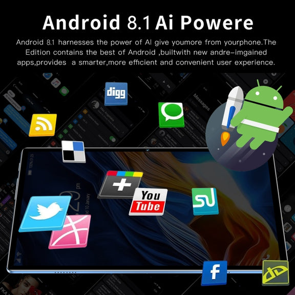 PA15 4G LTE Tablet PC, 10.1 inch, 4GB+32GB, Android 8.1 MTK6750 Octa Core, Support Dual SIM, WiFi, Bluetooth, GPS(Gold)