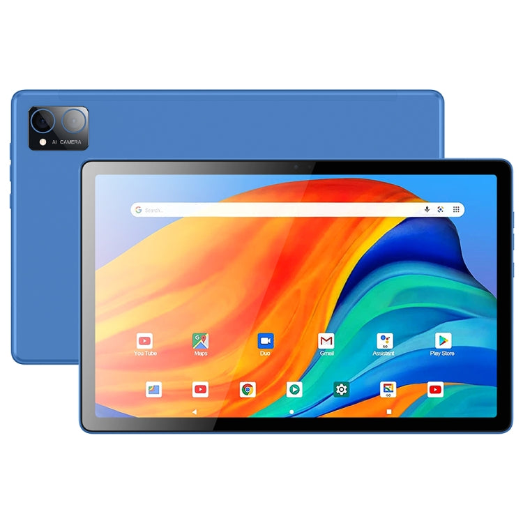 BDF P60 4G LTE Tablet PC, 10.36 inch, 8GB+128GB, Android 11.0 MTK6762 Octa Core, Support Dual SIM & Bluetooth & WiFi, EU Plug(Blue)