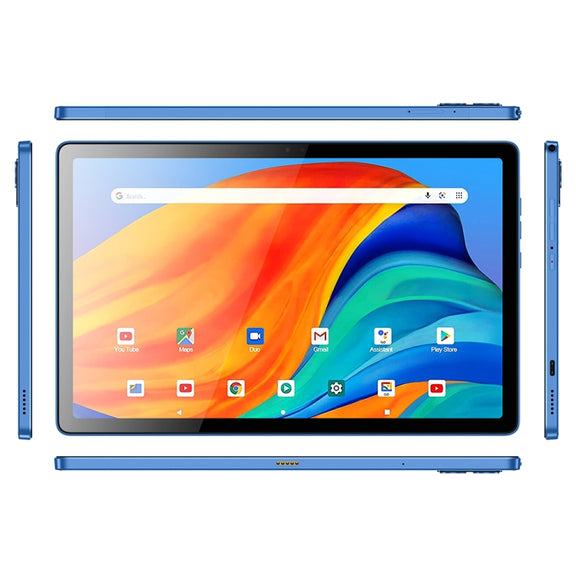 BDF P60 4G LTE Tablet PC, 10.36 inch, 8GB+128GB, Android 11.0 MTK6762 Octa Core, Support Dual SIM & Bluetooth & WiFi, EU Plug(Blue)