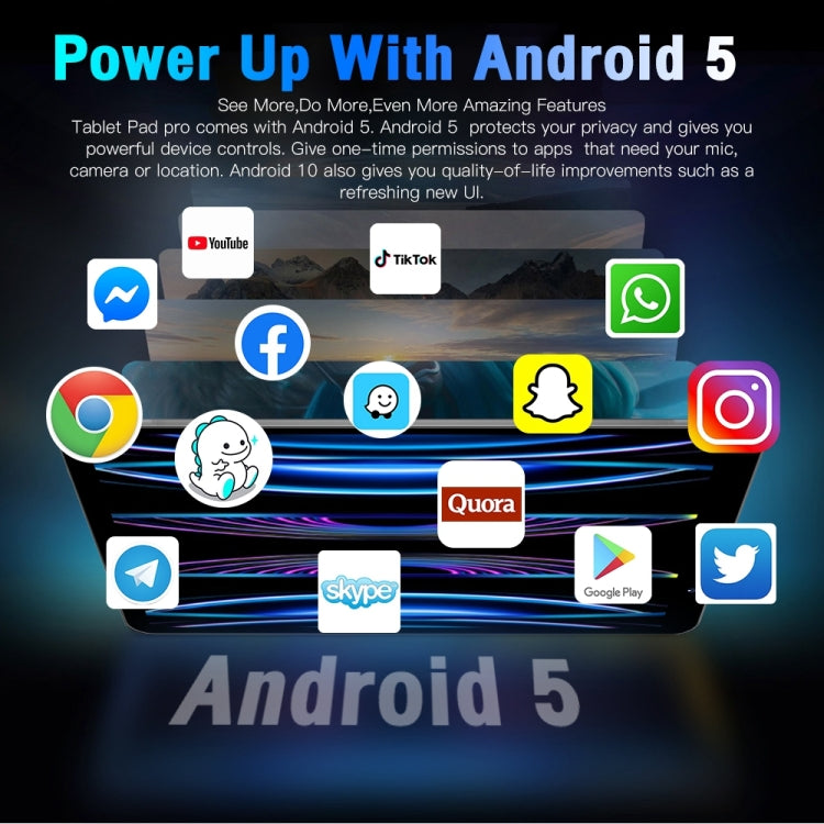 Tab14 / P14 Phone Call Tablet, 1GB+16GB, 8.0 inch Screen, Face Identification, Android 5.0 MTK6582 Quad Core, Network: 3G, GPS, OTG(Blue)