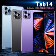 Tab14 / P14 Phone Call Tablet, 1GB+16GB, 8.0 inch Screen, Face Identification, Android 5.0 MTK6582 Quad Core, Network: 3G, GPS, OTG(Black)