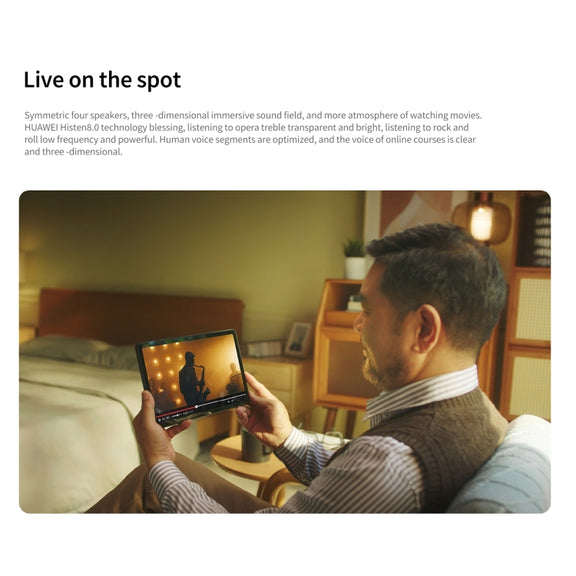 HUAWEI MatePad SE, 10.4 inch, 6GB+128GB, HarmonyOS 3 Qualcomm Snapdragon 680 Octa Core, Support Dual WiFi / BT, Network: 4G, Not Support Google Play(Black)