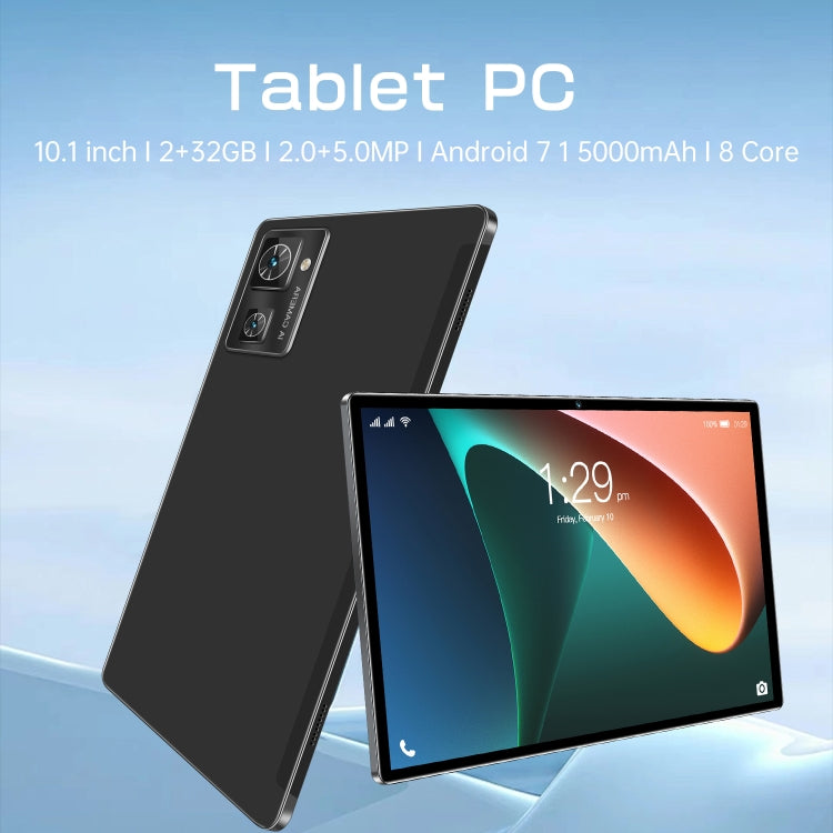 20S Pro 3G Phone Call Tablet PC, 10.1 inch, 2GB+32GB, Android 7.0  MTK6735 Quad-core 1.3GHz, Support Dual SIM / WiFi / Bluetooth / GPS (Black)