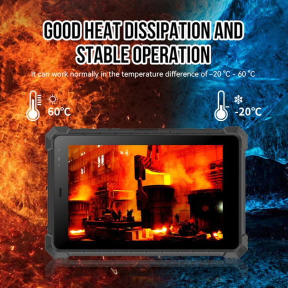 CENAVA A80ST 4G Rugged Tablet, 8 inch, 4GB+64GB, IP68 Water-resistant Shockproof Dustproof, Android 10.0 MT6771 Octa Core, Support GPS/WiFi/BT/NFC, EU Plug