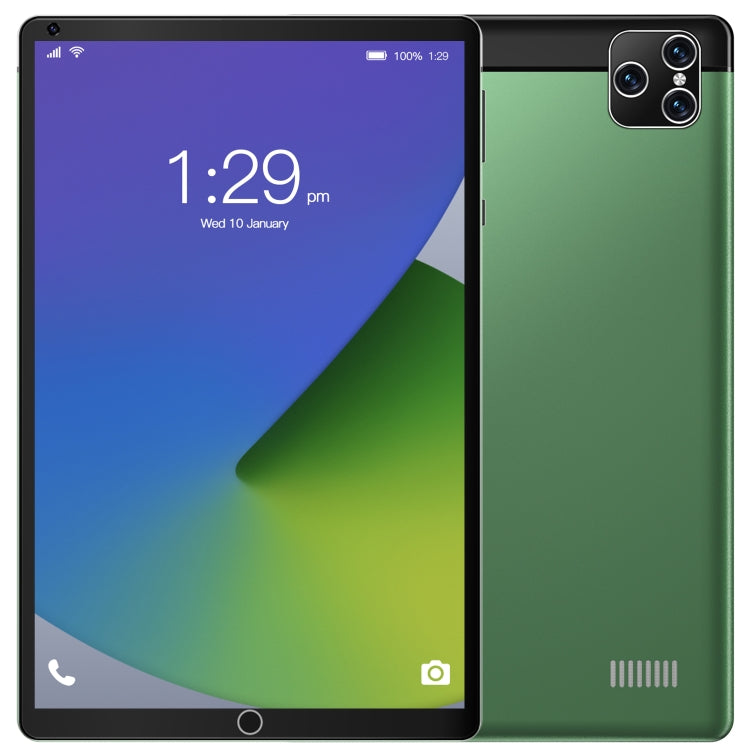 P8 3G Phone Call Tablet PC, 8 inch, 1GB+16GB, Android 5.1 MT6592 Octa Core, Support Dual SIM, WiFi, Bluetooth, GPS, UK Plug (Green)