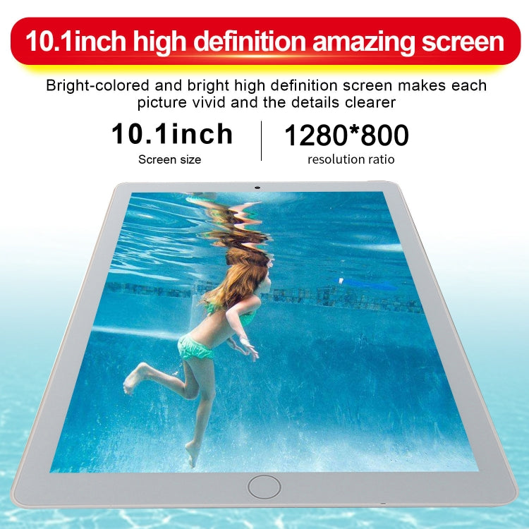 P30 3G Phone Call Tablet PC, 10.1 inch, 2GB+16GB, Android 7.0 MTK6735 Quad-core ARM Cortex A53 1.3GHz, Support WiFi / Bluetooth / GPS, US Plug(Black)