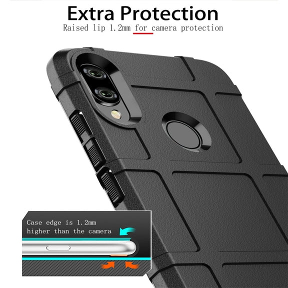 Full Coverage Shockproof TPU Case for Xiaomi Redmi Note 7 (Blue)