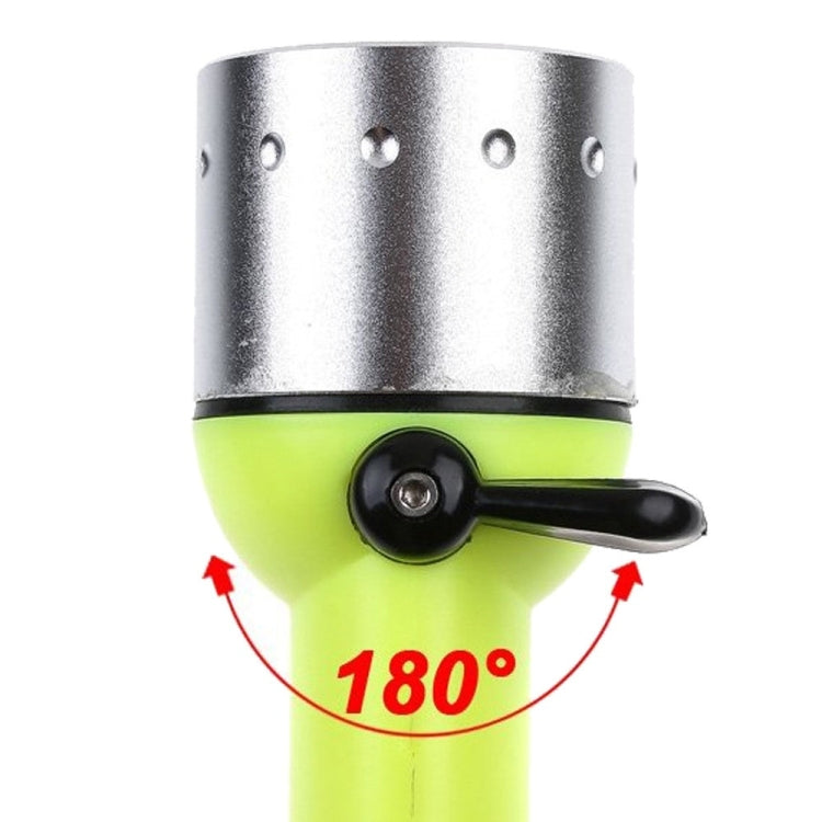 Water-resistant Underwater Diving LED Flashlight Adjustable Torch Diving Work Fishing Hunting Lamp