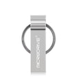 MicroDrive 4GB USB 2.0 Metal Keychain U Disk (Grey) - USB Flash Drives by MicroDrive | Online Shopping South Africa | PMC TechLife