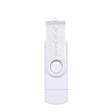 MicroDrive 32GB USB 2.0 Mobile Computer Dual-use Rotating OTG Metal U Disk (White) - USB Flash Drives by MicroDrive | Online Shopping South Africa | PMC TechLife | Buy Now Pay Later Mobicred
