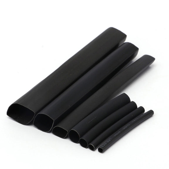 140 PCS / Box Water-resistant High Toughness Oxidation Resistance Seal Heat-shrinkable Butt Wire Tube, Random Color Delivery