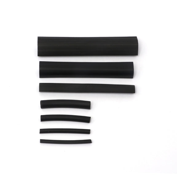 140 PCS / Box Water-resistant High Toughness Oxidation Resistance Seal Heat-shrinkable Butt Wire Tube, Random Color Delivery