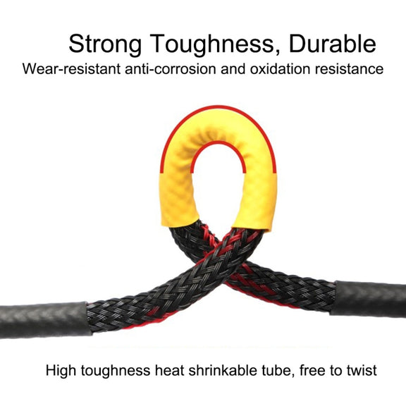 140 PCS / Box Water-resistant High Toughness Oxidation Resistance Seal Heat-shrinkable Butt Wire Tube, Random Color Delivery